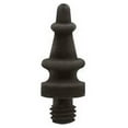 thumbnail image 1 of Steeple Tip Solid Brass Cabinet Finial (Set of 10) (Brushed Chrome), 1 of 2
