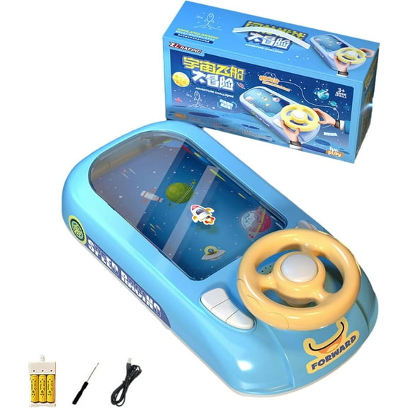 SteerJoy Driving Simulator, Steer Joy Driving Simulator Toy, 2025 New Car Racing Adventure Toy with 200 Levels,Car Simulator Driving Games Steering Wheel Toy,Turn and Learn Driver Toy