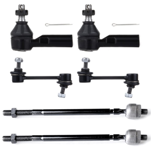 Steering 6PCS Tie Rod End Sway Bar Kit For Geo 89-92 Prizm Toyota 88-92 Corolla