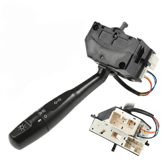 Steering Column Turn Signal Switch for Mitsubishi L200 1996-2007, Headlight Lamp Dimmer Combination Control Stalk Switch, Blinker Flasher Lever Replacement OE MR459877