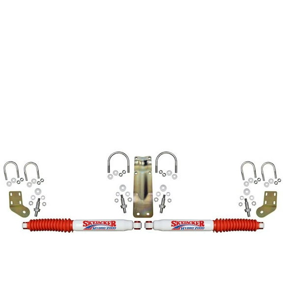 Steering Damper Kit - Compatible with 2005 - 2023 Ford F-250 Super Duty 2006 2007 2008 2009 2010 2011 2012 2013 2014 2015 2016 2017 2018 2019 2020 2021 2022