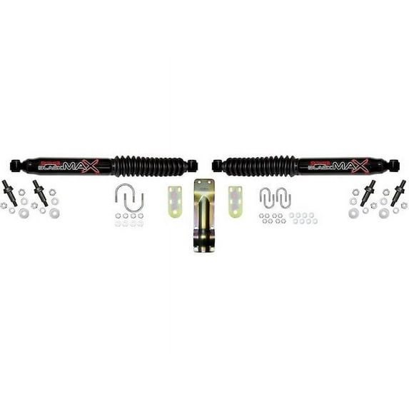 Steering Damper Kit - Compatible with 1969 - 1974, 1987 - 1991 Chevy Blazer 4WD 1970 1971 1972 1973 1988 1989 1990