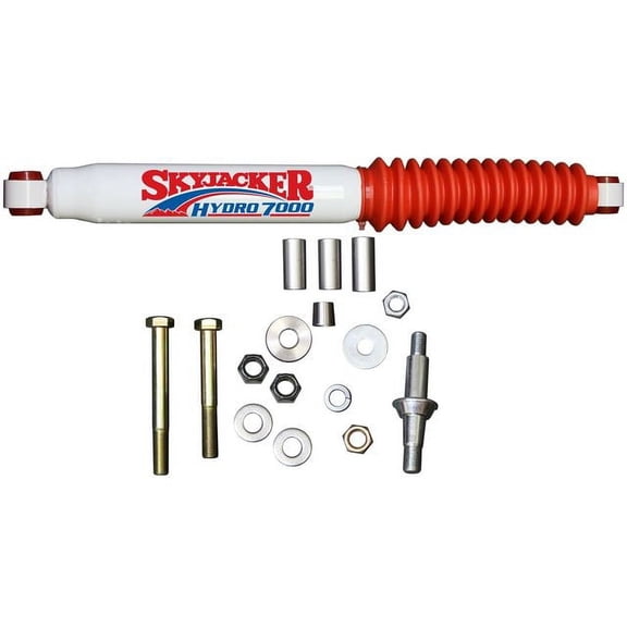 Steering Damper Kit - Compatible with 1994 - 2002 Dodge Ram 2500 4WD 1995 1996 1997 1998 1999 2000 2001