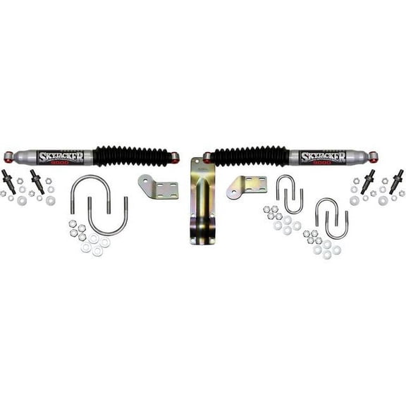 Steering Damper Kit - Compatible with 1998 - 2002 Dodge Ram 2500 4WD 1999 2000 2001