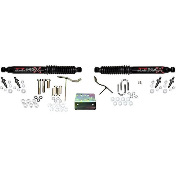 Steering Damper Kit - Compatible with 2003 - 2008 Dodge Ram 2500 2004 2005 2006 2007