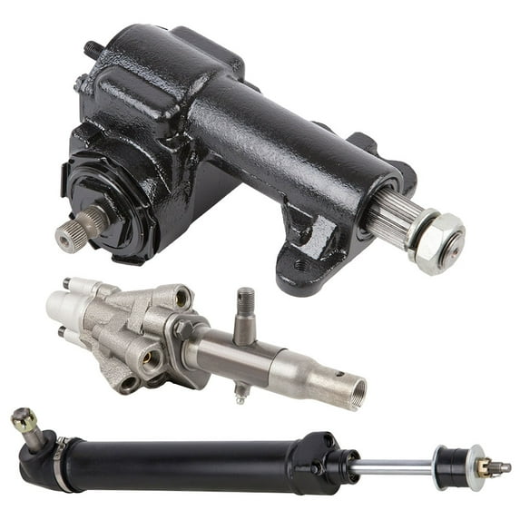 Steering Gearbox w/ Ram Cylinder & Control Valve For Ford Mustang & Mercury Cougar 1967 1968 1969 1970 Replaces SMB-K - BuyAutoParts