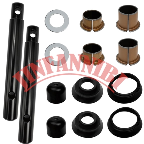 Steering Knuckle King Pin & Bushing Rebuild Kit for Yamaha G2 G8 G9 G14 G16 G19 G20 Golf Cart Direct OEM Replacement