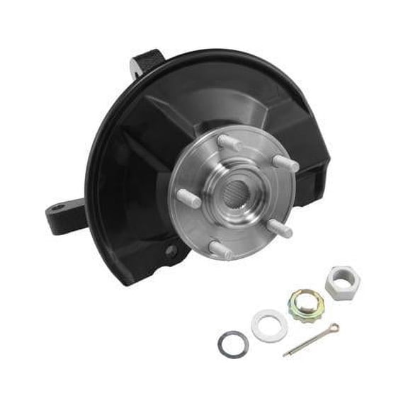 Steering Knuckle with Wheel Hub and Backing Plate for Drivers Side Fits select: 2015-2018 JEEP WRANGLER UNLIMITED, 2012-2014 JEEP WRANGLER