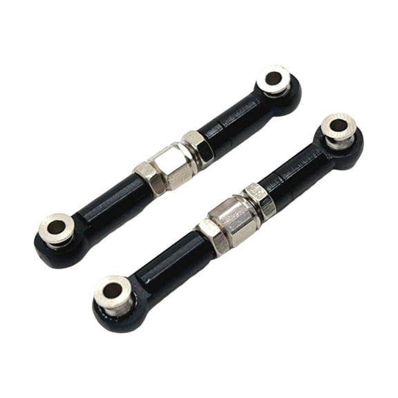 Steering Linkage Replacement Upgrade Replacement Professional Metal Durable Easy to Install for 1/16 Remote Control RC Car Black