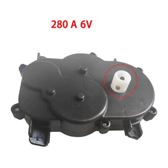 Steering Motor Gearbox 6V 12V for Electric Ride On Toy Car Remote Control Replacement Part Quiet Wear Resistant(6V A 280)