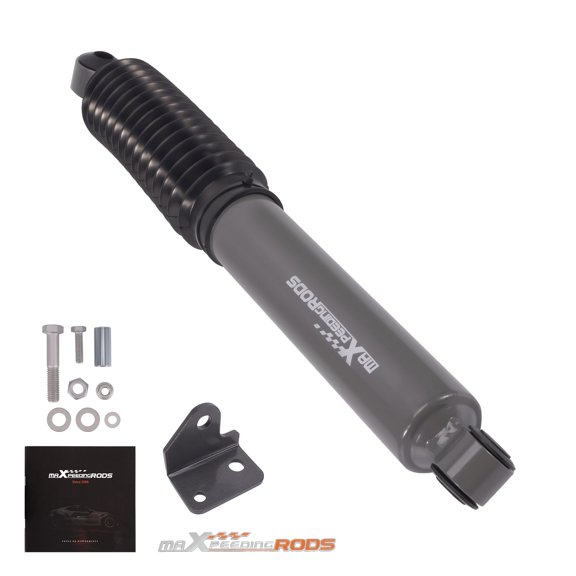 Steering Stabilizer for Jeep Wrangler JK 2WD/4WD 2007-2018 - Reduces Bump Steer & Wear - Front Suspension Component - OEM Compatible