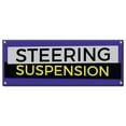 thumbnail image 1 of Steering Suspension | 36" X 96" Banner | Heavy Duty 13oz. Outdoor Vinyl Single Sided With Grommets | Made in The USA, 1 of 4