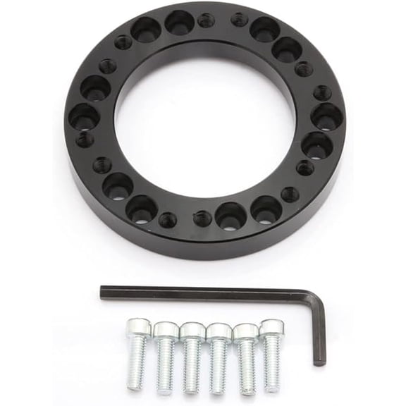 Steering Wheel Adapter Spacer 12mm 1/2'' for OMP to NARDI Hub, Black