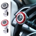 thumbnail image 1 of Steering Wheel Booster Knob 360° Rotation Alloy Bearing | Carbon Fiber Texture Non-Slip Grip | Easy Install Car Steering Wheel Accessory | 1 Pc Black, 1 of 7
