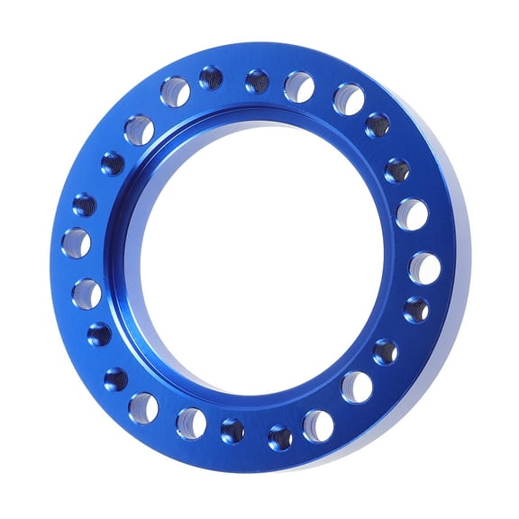 OFFIGAM Ergonomic Blue Steering Wheel Adapter Plate for Vehicle Modification