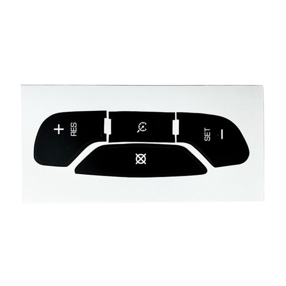 Steering Wheel Button Decals For Cadillac Escalade Chevrolet Suburban Silverado