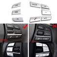 thumbnail image 1 of Steering Wheel Buttons Cover Sticker for BMW 5 6 7 Series F10 F07 F06 F01, 1 of 11
