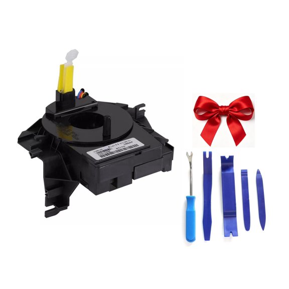 Steering Wheel Clock Spring with Angle Sensor for Jeep Wrangler JK 2007-2018, Grand Cherokee, Liberty, Dodge Journey, Chrysler 200, OE 5156106AA 68003216AA Black ABS Plastic