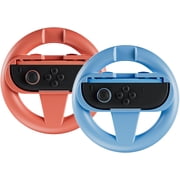 Steering Wheel Compatible with Switch 2 Wheel, Family Use Accessories Compatible with Switch 2 JoyCon Controllers, Racing Wheels for All Racing Games, 2 Pack