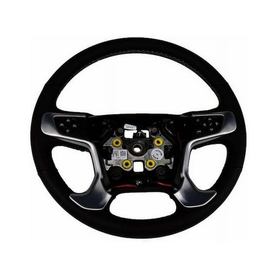 Steering Wheel - Compatible with 2014 - 2018 GMC Sierra 1500 2015 2016 2017