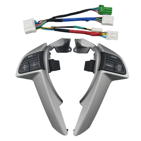 Steering Wheel Control Switch Button For Honda Accord 08-12 For Honda Odyssey 09-13, Multi-functional Steering Wheel Mounted Cruise Control Switch Buttons-set