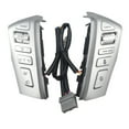thumbnail image 1 of Steering Wheel Control Switch Button For Nissan Patrol Y62 2012-2018, Multi-funetion Steering Wheel Mounted Cruise Control Switch Buttons-Silver switch(White backlight), 1 of 6