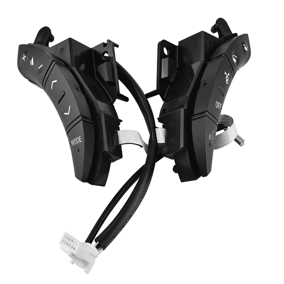 Steering Wheel Control Switch Buttons, Car Steering Wheel Control Module With Easy Installation, Fit For Toyota Land Cruiser 2004-2007cruise Control Kit OEM 84247-58010-black-one piece