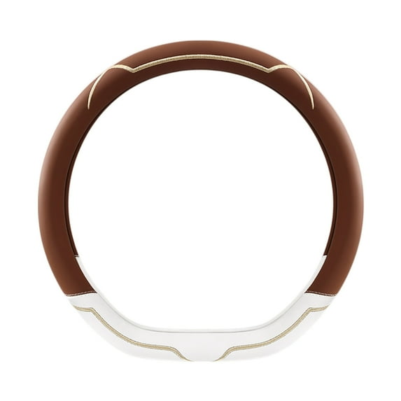 Steering Wheel Cover, Cute Cat Comfortable Steering Wheel Protector with Anti Slip Lining, Breathable Soft Silicone Wheel Cover Auto Interior Decor for Women Men