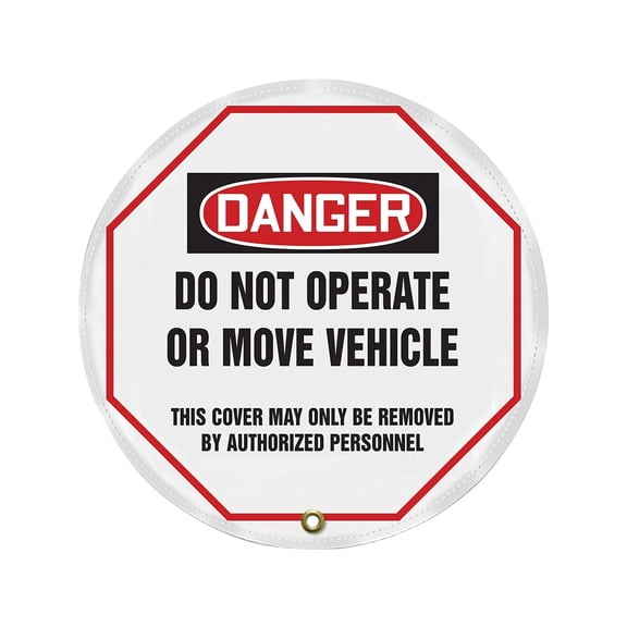 Steering Wheel Cover,Do Not Operate,20 KDD824