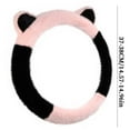 thumbnail image 1 of Steering Wheel Cover Handle Cover Not Stretch No Inner Ring Ears Cute Steering Wheel Cover for Safe Driving, 1 of 3