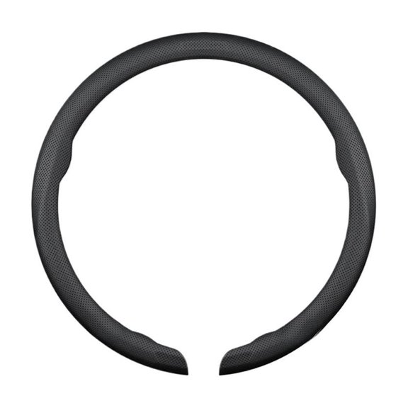Steering Wheel Cover, Non-Slip Thin Snap-On Steering Wheel Wrap, 14.5-15 Inch Car Steering Wheel Protector for Sedan, SUV and Truck