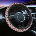 thumbnail image 1 of Steering Wheel Cover, Red Rose Flowers Cute Car Steering Wheel Cover for Women Men, Anti-Slip Soft Aesthetic Auto Car Wheel Cover for Truck Trailer SUV Car Decor 15in, 1 of 7