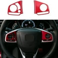 thumbnail image 1 of Steering Wheel Cover Sticker for 10Th Gen Honda Civic 2016-2020 Red, 1 of 5