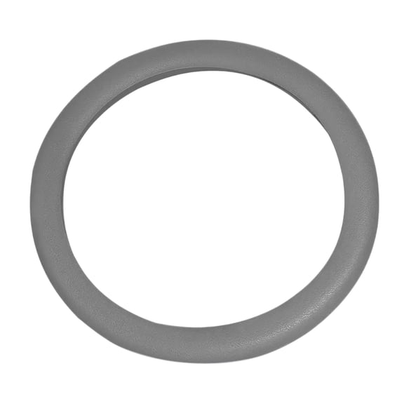 Steering Wheel Cover for Car Silicone Steering Wheel Shield Round D-Shaped Wheel Protector Enhanced Grip Elastic Fitness Accessory, 32 cm, Grey