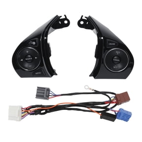 Steering Wheel Cruise Audio Control Switch Button Left Right Side for Honda Civic 2013 2014 2015 Replace 35880-TR6-A02/35880-TR6-A01