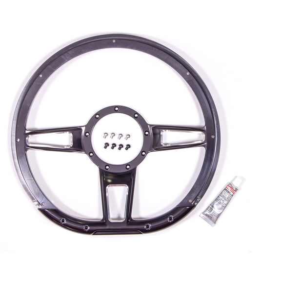 Steering Wheel Formula D-Shaped 14in Contrast