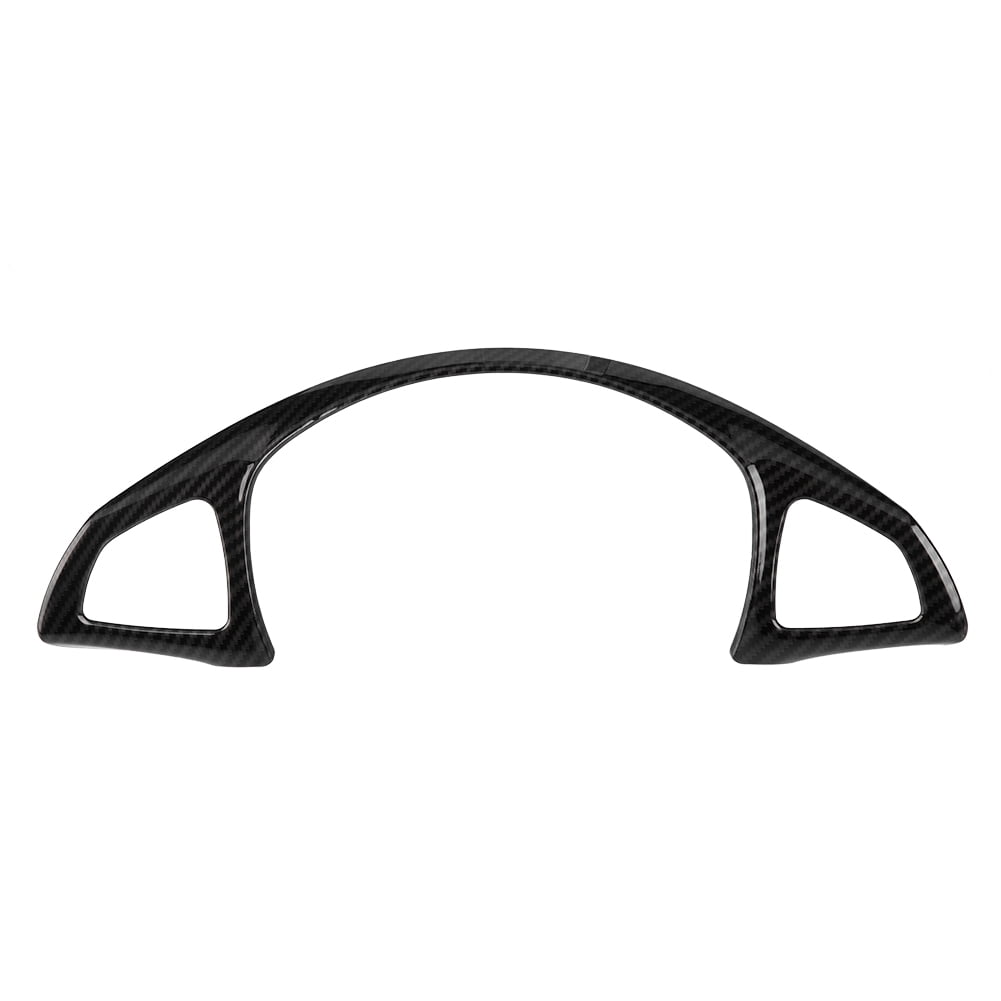 Steering Wheel Frame Cover, Steering Wheel Decoration, Carbon Fiber Style Steering Wheel Frame