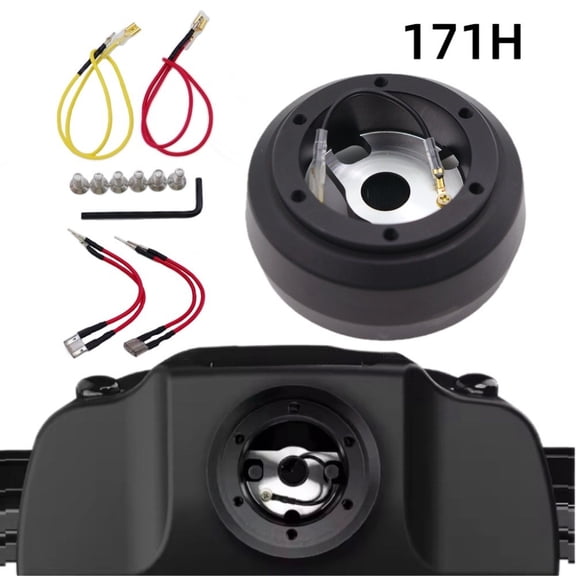 Steering Wheel Hub Adapter For 2007-2018 For JEEP For WRANGLER JK Aluminum Alloy Car Steering Column Extension Custom Wheel Installation Lightweight Precise Fit DIY Upgrade
