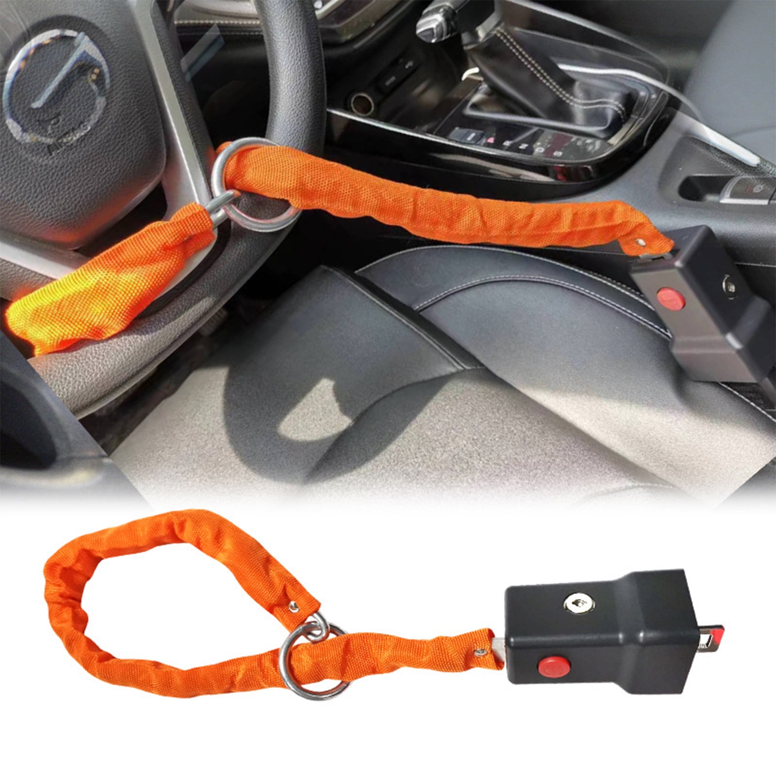 Visible Deterrent Car Security Lock Steering Wheel Lock Anti-theft Device, Esploratori Anti Theft Car For Car SUV Van Pickup Truck