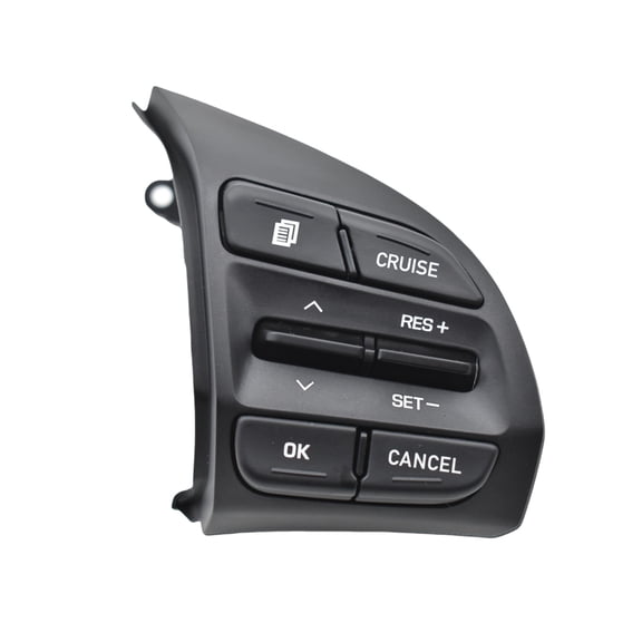 Steering Wheel Mounted Cruise Control Switch Button Kit, Fit For Hyundai Elantra 1.4T 2016-2018, Cruise Control Switch Replacement-black-right