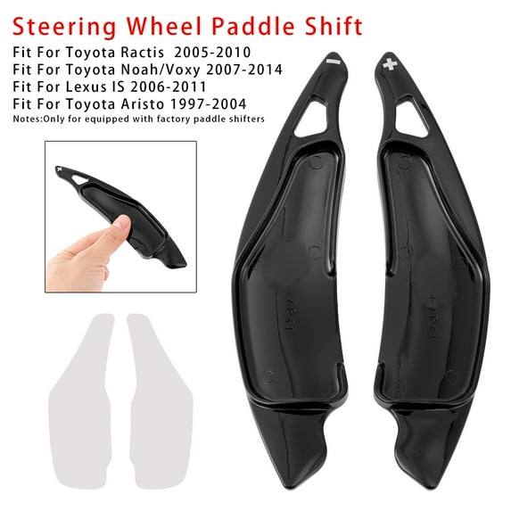 Steering Wheel Paddle Shifter Extension For Toyota Ractis Lexus Black