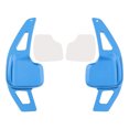 thumbnail image 1 of Steering Wheel Paddle Shifter Extensions For BMW F15 F25 F30 F31 Aluminium Blue, 1 of 12