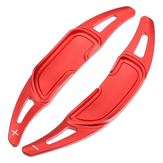 Steering Wheel Shift Paddle Cover for Mercedes-Benz C43 AMG 2017-2021 Aluminum Alloy Red (Set of 2)