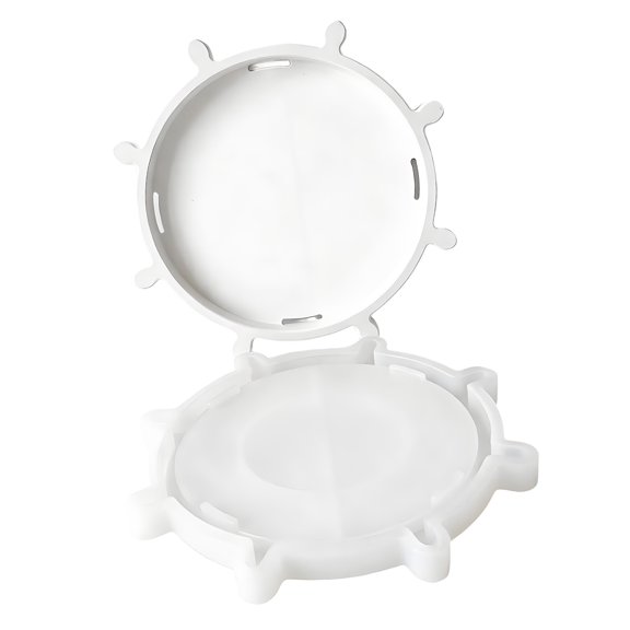 Steering Wheel Silicone Mold Jewelry Storage Tray Moulds Suitable for Making Resin Candy Containers and Holder