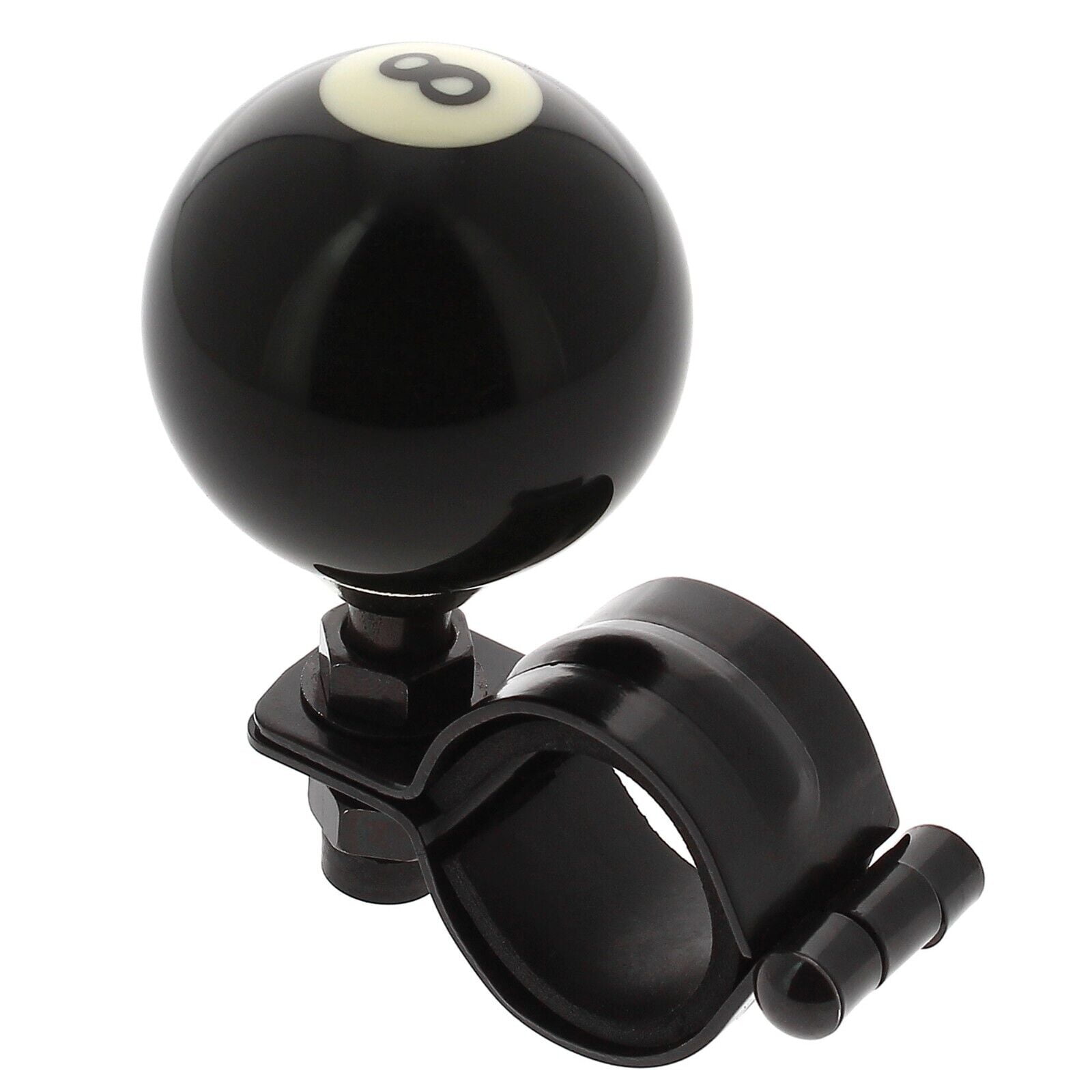Steering Wheel Spinner Knob Handle Universal Black 8 Ball Suicide Car Truck SUV