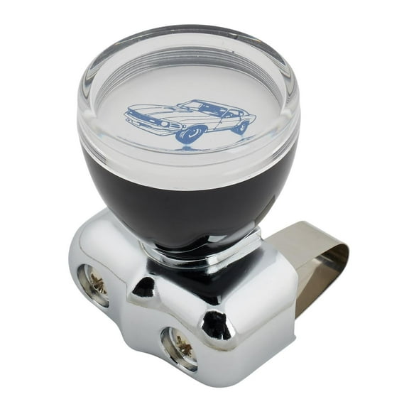 Steering Wheel Spinner Knob, Plastic Cap