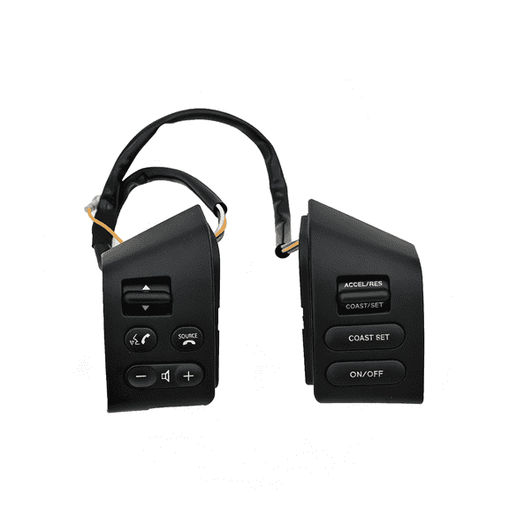 Steering Wheel Switch Replacement For Nissan Versa 2005-2008 For Nissan Sentra 2005-2019 Cruise Control Switch Steering Wheel Control Switch Button-silver-one piece