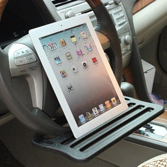 Steering Wheel Table, Car Tray, Food, Beverage, Laptop Mounting Bracket, Suitable For Laptop And Tablet Ipad Table, Suitable For Car Drivers, Travelers, Organizers Working In The Car (Small )
