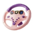 thumbnail image 1 of Steering Wheel Toy Simulation Driving Sound Educational Activity Toy Interactive Pink for Children Aged 3 Plus, 1 of 9