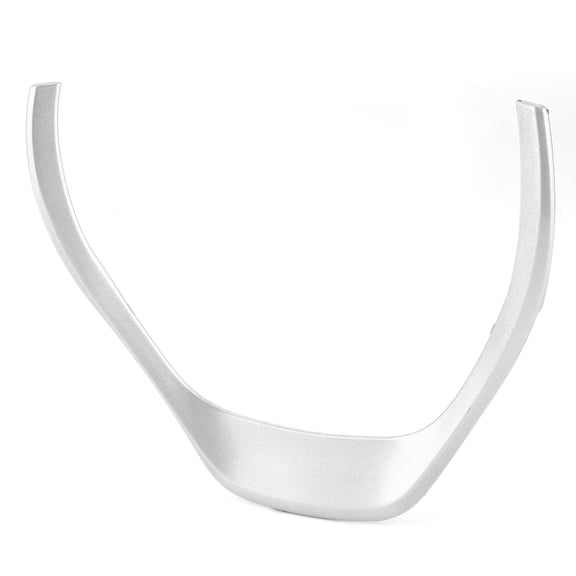 Steering Wheel Trim Cover for BMW 3 Series F30 F31 F34 2013-2018, Silver Interior Decoration Styling, Durable ABS Plastic Trim